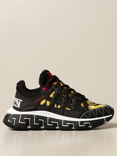 versace arancioni scarpe|versace sneakers.